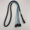 LSI 1.0M Int.Cable SFF8643 to (4) SATA (mini SAS HD to SATA) LSI00411