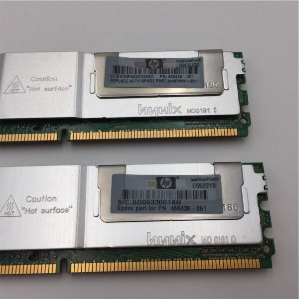 HP 8 GB FBD PC2-5300 (2 x 4 GB LP) Kit 466440-B21 467654-001 466436-061 - Image 4