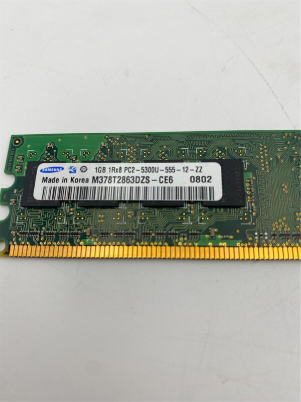 SAMSUNG 1GB PC2-5300U DDR2-667 1RX8 N-ECC CT12864AA667 WK007 M378T2863DZS-CE6 - Image 4