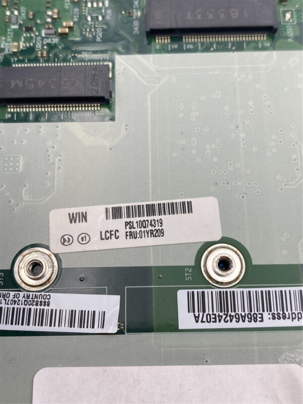 Lenovo BDPLANAR WIN,i7-8550U,8G,TPM2 01YR209 - Imagen 5