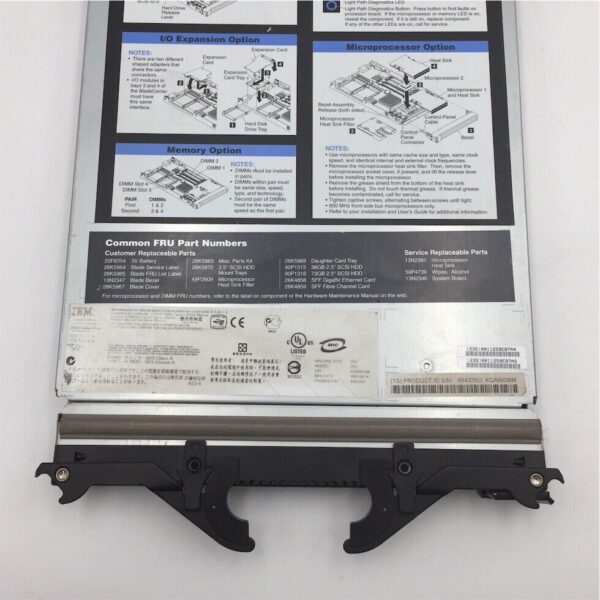 IBM HS20 Blade Server 8843 35U CTO 8843-35U-CTO - Imagen 4