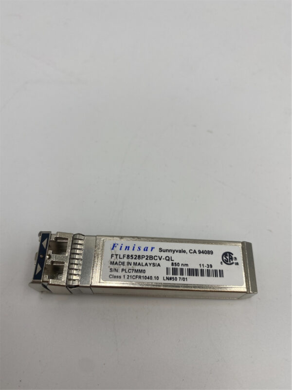 Finisar 8GB Fibre Channel SW SFP+ Transceiver Module FTLF8528P2BCV-QL