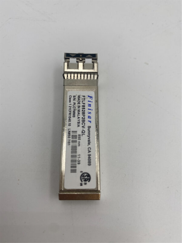 Finisar 8GB Fibre Channel SW SFP+ Transceiver Module FTLF8528P2BCV-QL - Imagen 2