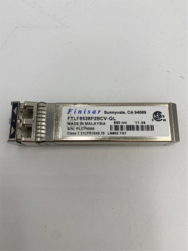 Finisar 8GB Fibre Channel SW SFP+ Transceiver Module FTLF8528P2BCV-QL - Imagen 4