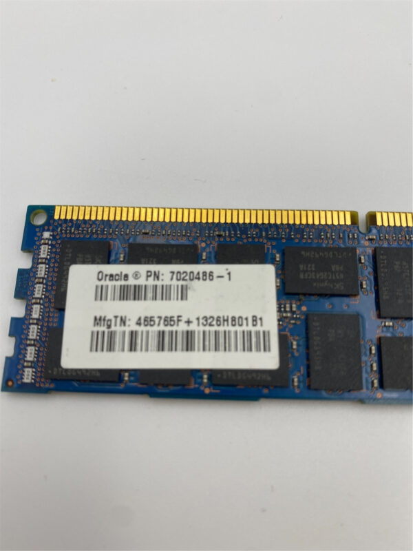 Oracle 8GB 2RX4 PC3L-12800R DDR3-1600MHZ RDIMM HMT31GR7CFR4A-PB 7020486-1 - Image 6