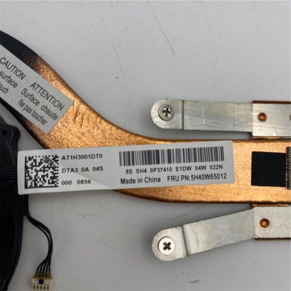 Lenovo Thermal Module,w/ FAN,4/6C 5H40W65011 5H40W65013 5H40W65014 5H40W65012 - Image 5