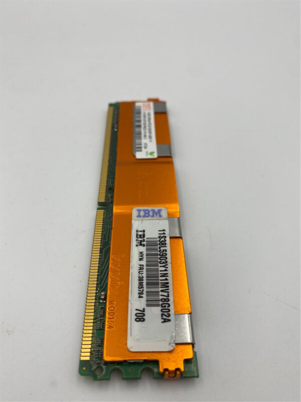 IBM 1 GB PC2-5300 CL5 ECC DDR2 39M5784 38L5903 HYS72T128420HFD-3S-A 39M5785 - Imagen 4