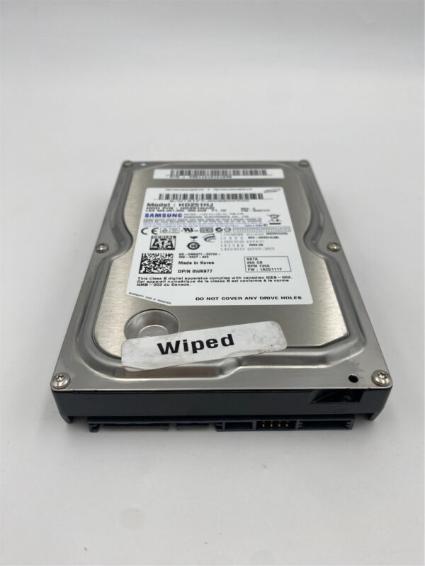 DELL 250GB 7.2K 3G 3.5INCH SATA HDD 0MFTDX GM248 0WK977