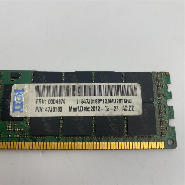IBM 16GB 2Rx4 PC3-12800R-11 DDR3-1600 00D4968 47J0183 00D4970 - Image 5