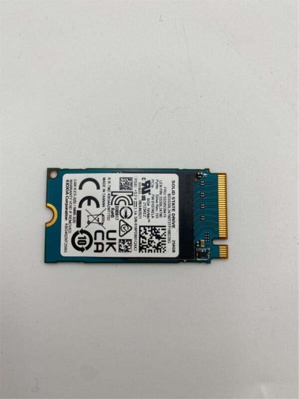 Lenovo SSD_ASM 256G, M.2, 2242, PCIe3x4 5SS0V26437 5SS0V15983 5SS0V26415 - Image 2