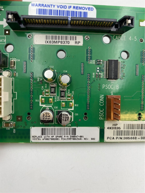 HP SATA/SAS HARD DRIVE BACKPLANE FOR ML350G4/G 365668-001 390547-001 - Image 5
