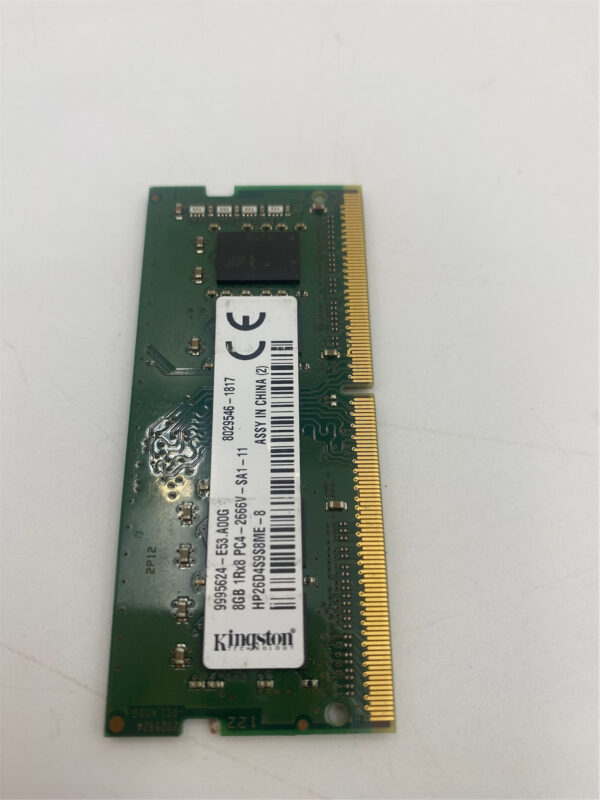 HP 8GB DDR4 2Rx8 PC4-17000 2133Mhz 1.2V CL17 soDimm HP26D4S9S8ME-8 820570-001 - Image 4