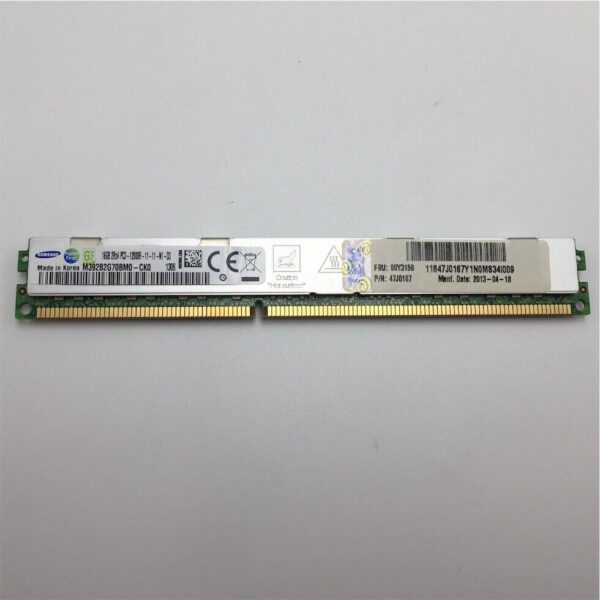 IBM 16GB (1*16GB) PC3-12800 DDR3 MEMORY 90Y3159