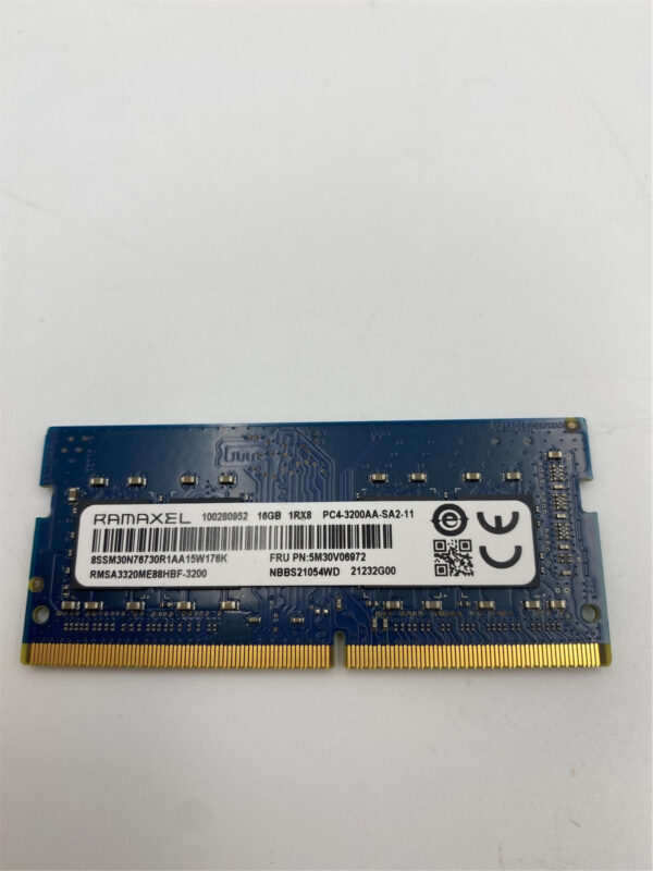 Lenovo SODIMM,16GB, DDR4, 3200 01AG877 5M30V06970 5M30Z71709 5M30V06972 - Image 3