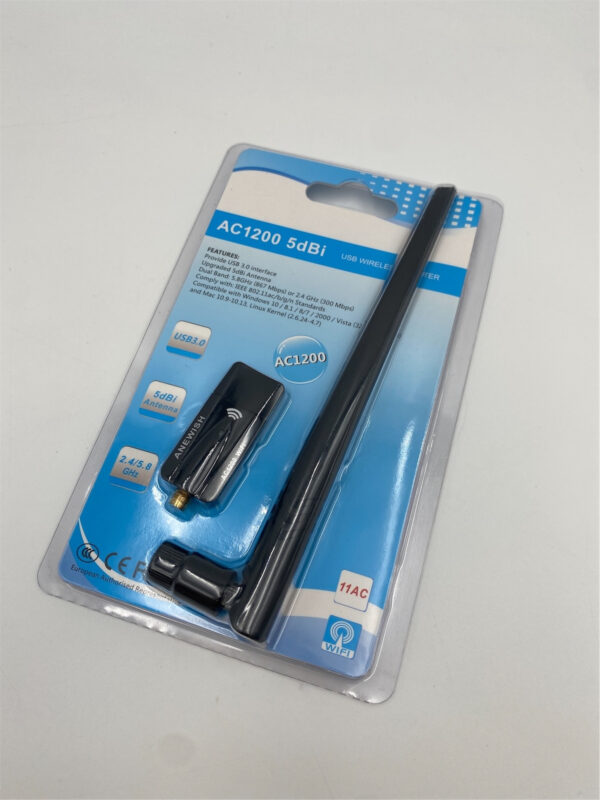 HAOLIYUN AC1200 5dBi USB WIRELESS ADAPTER NIP AC1200-5DBI X002BU3F91 X001MV8L0X - Image 5