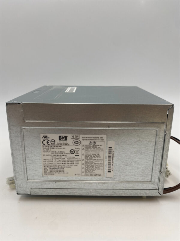 HP PSU 320W for 6000/8000/8100 CMT's 508154-001 503378-001 - Image 2