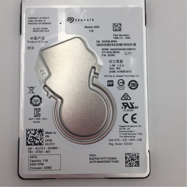 DELL 1TB SATA 6G 5.4K 7MM HDD 2J7C1