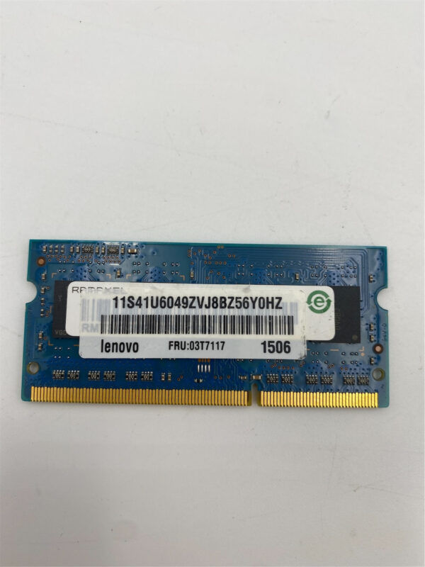 LENOVO 4GB (1X4GB) PC3L-12800S DDR3-1600MHZ 1.35V SODIMM 5M30K59780 03T7117