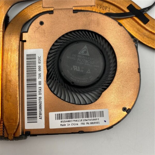 Lenovo UMA,thermal,w/fan,Delta 01AY891 01ER374 00JT920 00UR985 - Image 3