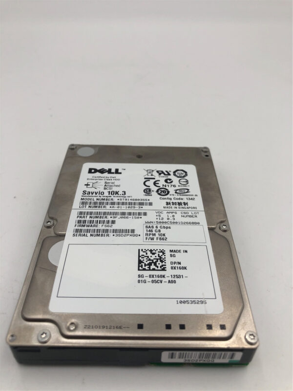 DELL 146GB 10K 2.5 6G SAS HDD X160K