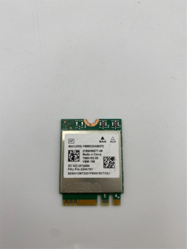 Lenovo WIRELESS Wireless,CMB,FXN,8822CE M2 02HK701 5W10V25795 02HK700