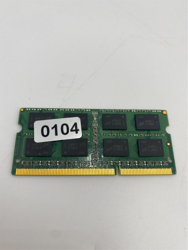 Crucial 4GB DDR3-1600 PC3L-12800S 2Rx8 1.35V SODIMM CT51264BF160B.C16FN2 - Imagen 2