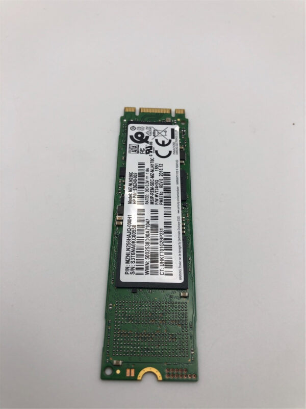 HP 256GB M.2 2280 B+M SATA 6G SSD MZNLN256HAJQ-000H1 936240-002 - Image 2
