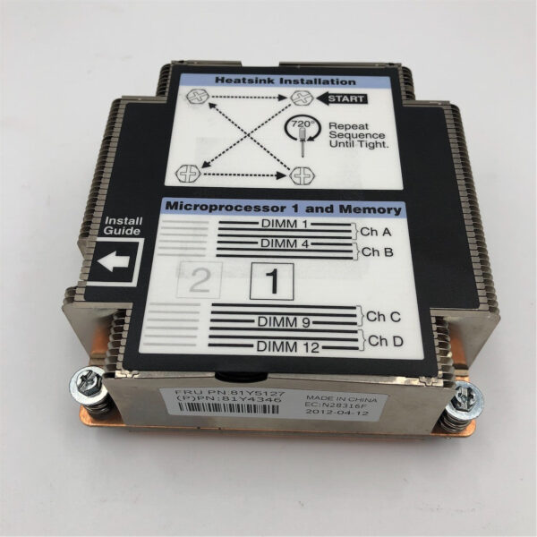 IBM FLEX X240 HEAT SINK 81Y5127