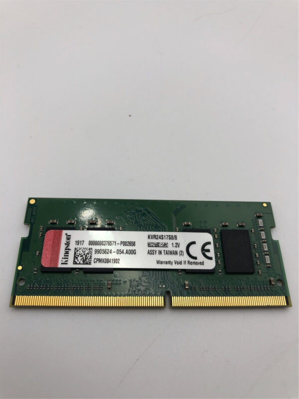 Kingston 8GB 1Rx8 1G x 64-Bit PC4-2400 CL17 260-Pin SODIMM KVR24S17S8/8 - Image 4