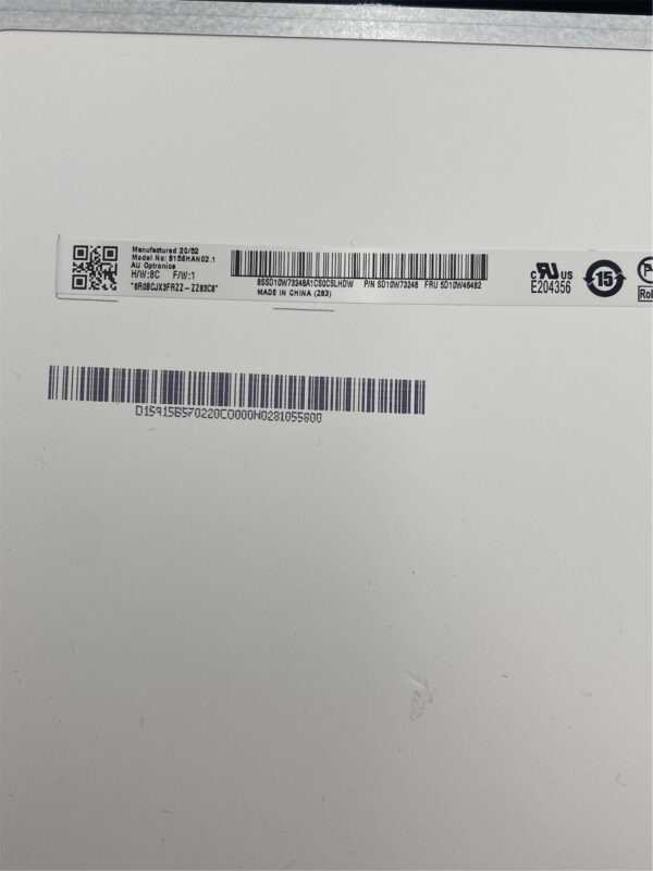Lenovo FRUofLGD15.6FHDIPSAG3.2tNarrow 01YN134 01YN133 5D11B03649 5D10W46482 - Image 2
