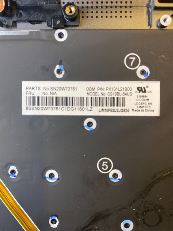 Lenovo C-Cover with keyboard,USA English,Iron Grey,WLAN 5M10Z37083 5M10Z37082 - Image 5