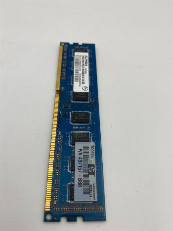 HP 2GB DDR3 1333MHZ PC3-10600U EBJ21UE8BDF0-DJ-F 497157-B88 - Imagen 3