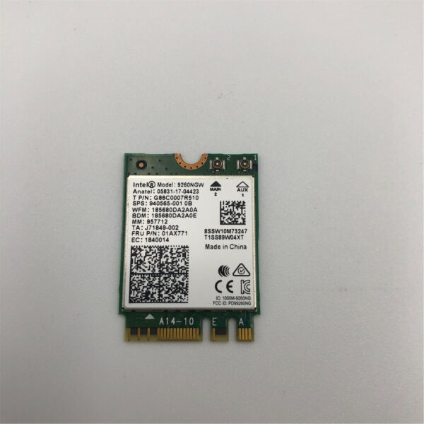 Lenovo Intel Thunder Peak 2 9260 2*2ac+BT5.0 PCIE vPro M.2 01AX771 - Image 6