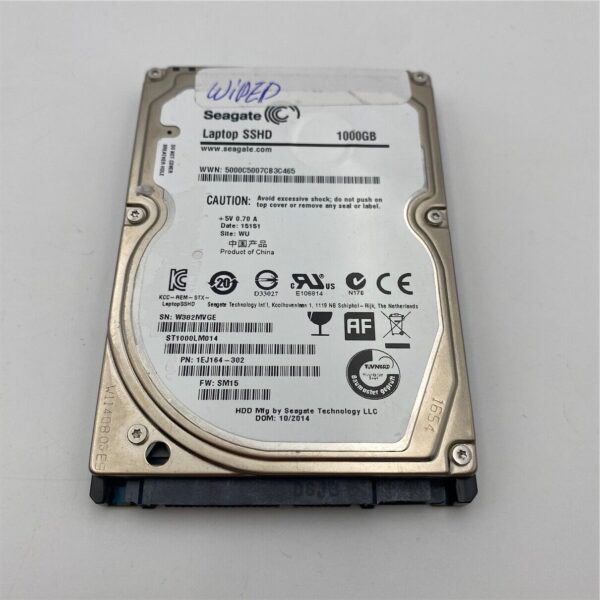 SEAGATE Seagate SSHD 1TB 64MB Cache 2.5" SATA 6.0Gb 1EJ164-302 - Image 2