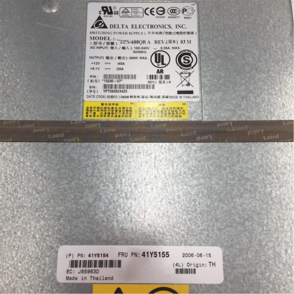 IBM EXP810/DS4700 600W POWER SUPPLY 41Y5155 - Image 6