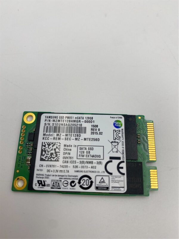 DELL 128GB MSATA 6GBPS SSD 0VH761 MZMTE128HMGR VH761