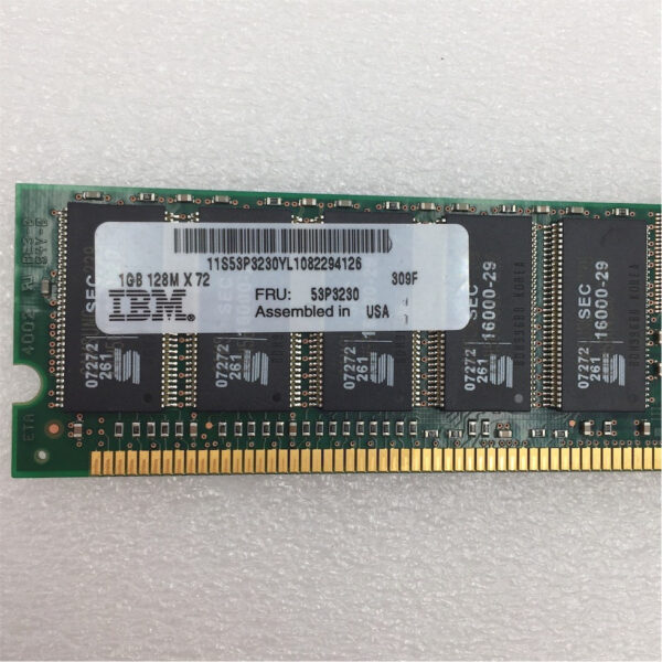 IBM 1GB 1X1GB PC2100 ECC STACKED DIMM 53P3230 - Image 2