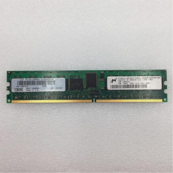 IBM 1 GB DDR2 memory DIMM, 533 MHz 12R8546