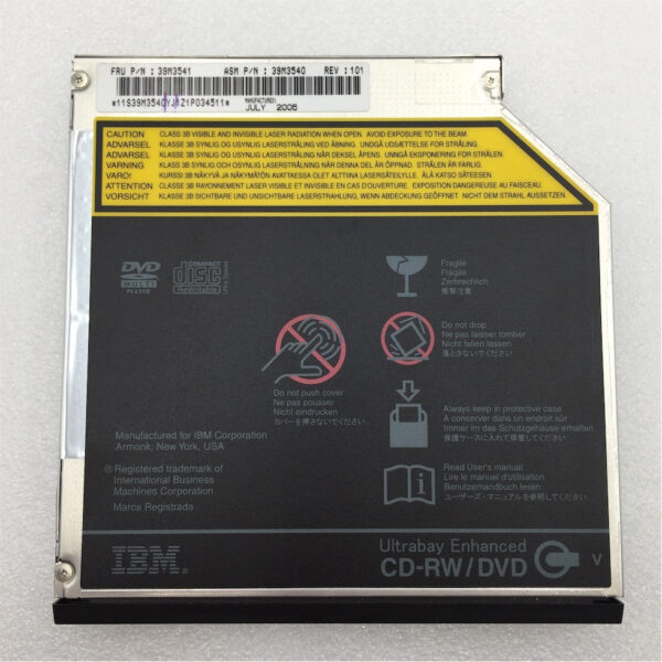 IBM OPTICAL DRIVE INTERNAL CD-RW / DVD SLIMLINE DRIV 39M3541