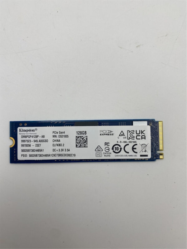 Kingston 128GB M.2 NVMe 2280 SSD OM8PGP4128P - Image 2