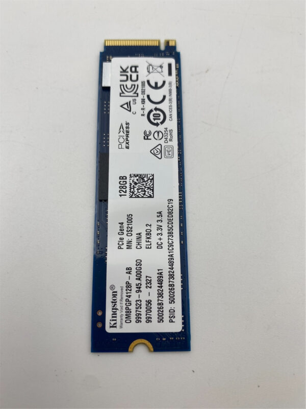 Kingston 128GB M.2 NVMe 2280 SSD OM8PGP4128P - Image 3
