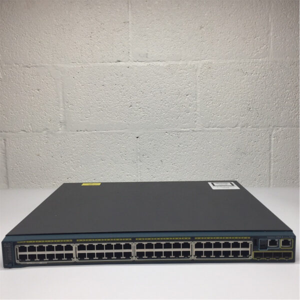 Cisco 2960S 48Port Gigabit 370W PoE+ "NO PowerSupply - NO Stack Cover - No Ears" - Imagen 2