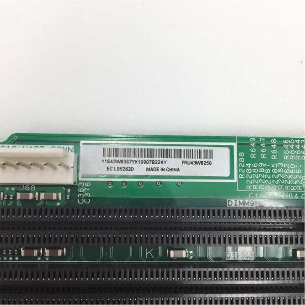 IBM X3650 System Board **NO CMOS BATTERY** 43W8250 - Image 3