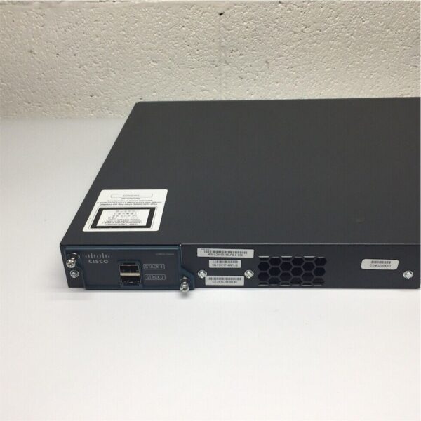 Cisco 2960S 48Port Gigabit 370W PoE+ "NO PowerSupply - NO Stack Cover - No Ears" - Imagen 7