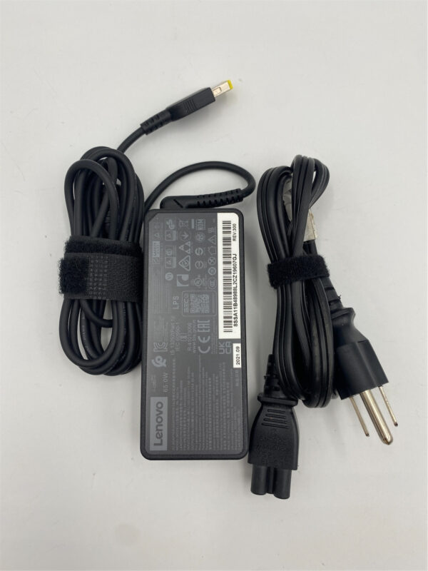 Lenovo AC_ADAPTER, Rectangle, 65W, 3P, Black 5A10V03250 5A10V03238 - Imagen 2