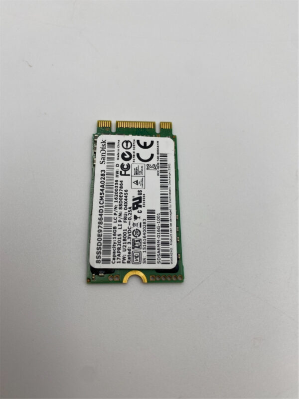 Lenovo SSD 16G,M.2 2242,SATA6G,STD,SANDISK 00JT035 45N8465 04X4456 - Image 3
