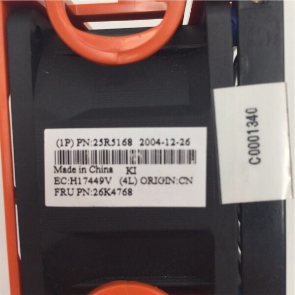 IBM 60MM Fan Assembly X236 X346 Hot Swap 25R5168,40K6459,40K6481,26K4768 - Image 7