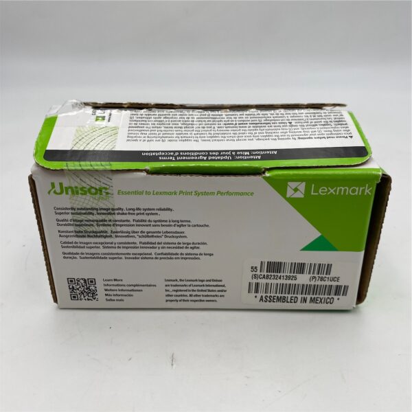 Lexmark 78C1UCE Cyan Ultra High Yield Contract Toner 78C1UCE-HY - Image 3