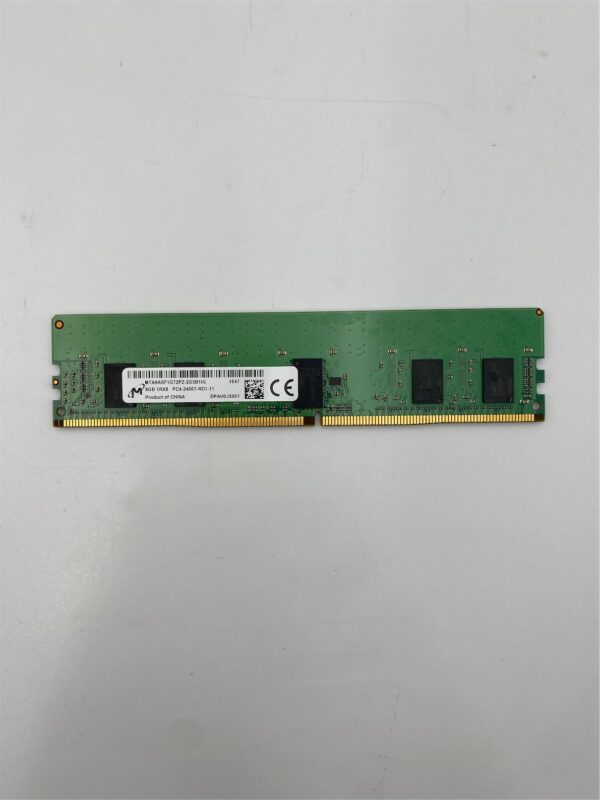 MICRON 8GB (1x8GB) 1RX8 PC4-19200T-R DDR4-2400MHZ 1.2V RDIMM MTA9ASF1G72PZ-2G3B1