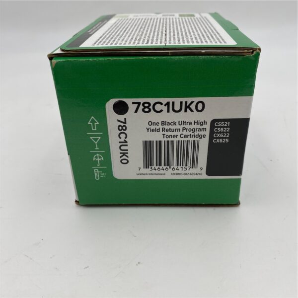 Lexmark 78C1UK0 Black Ultra High Yield Return Program Toner 78C1UK0-HY - Image 2